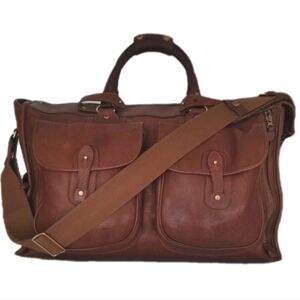 Ghurka Express No. 2 Marley Hodgson Chestnut Leather Duffel Bag.